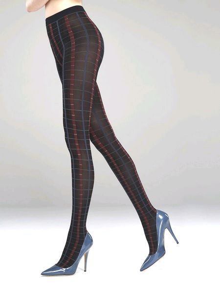 Scottish 70 Patterned Support Tights