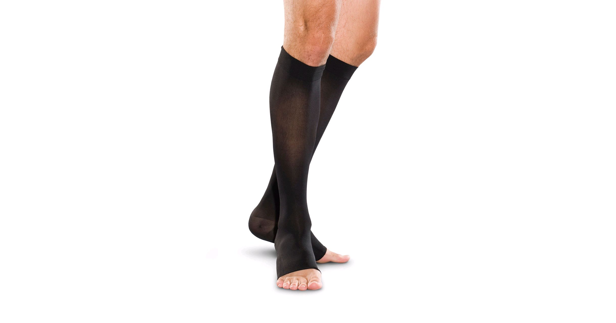 Footless & Toeless Support Socks