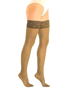 Solidea Marilyn 140 Sheer Support Thigh Highs (Solidea Marilyn 140 Sheer Support Thigh Highs Camel)