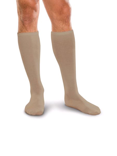 Therafirm Core Spun Short Length Support Socks Khaki