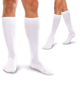 Therafirm Core Spun Short Length Support Socks (Therafirm Core Spun Short Length Support Socks White)