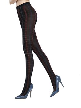 Solidea Scottish 70 Patterned Support Tights (Solidea Scottish Patterned Support Tights - Nero)