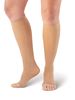 Microfibre Open Toe Support Knee Highs Sand