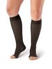 Pebble UK Toeless Sheer Compression Knee Highs Black