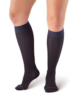 Pebble UK Sheer Support Knee Highs (Pebble UK Sheer Support Knee Highs Navy)