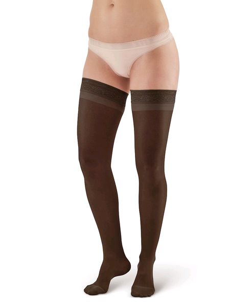 Pebble UK Ladies Support Thigh Highs Black