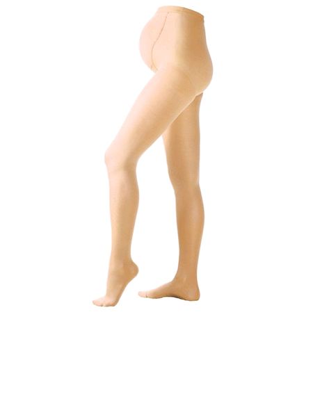 Pebble UK Medical Weight Maternity Compression Tights Beige