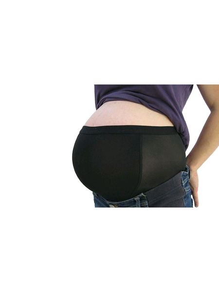 Pebble UK Microfibre Opaque Maternity Compression Tights Pouch