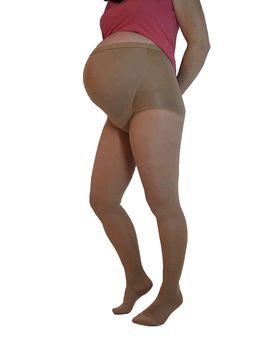 Pebble UK Microfibre Opaque Maternity Compression Tights (Pebble UK Microfibre Opaque Maternity Compression Tights Sand)