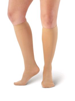 Pebble UK Microfibre Opaque Support Knee Highs (Pebble UK Microfibre Opaque Support Knee Highs Sand)