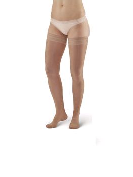 Pebble UK Signature Sheer Compression Thigh Highs (Pebble UK Signature Sheer Compression Thigh Highs Beige)