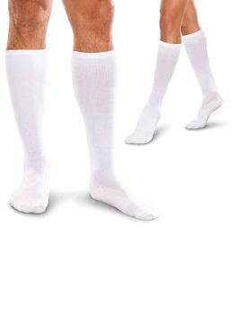 Therafirm Core Spun Compression Socks (Core Spun Compression Socks White)