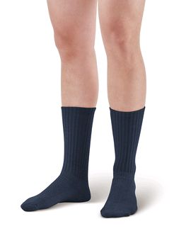 Pebble UK EZ-Walker Plus Socks Crew Length (Pebble UK EZ-Walker Plus Socks Crew Length Navy)