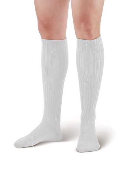 Pebble UK EZ-Walker Plus Socks Calf Length White