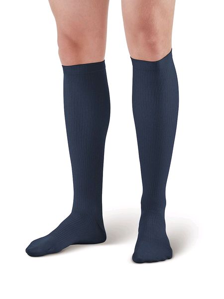 Pebble UK Mens Compression Socks Navy