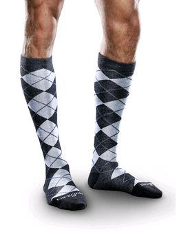 Therafirm Core Spun Patterned Support Socks (Argyle)