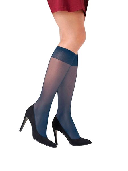 Solidea Miss Relax 140 Sheer Support Socks Blu Navy