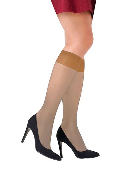 Solidea Miss Relax 140 Sheer Support Socks Camel