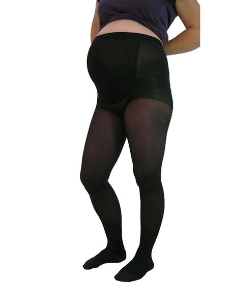 Microfibre Opaque Maternity Compression Tights