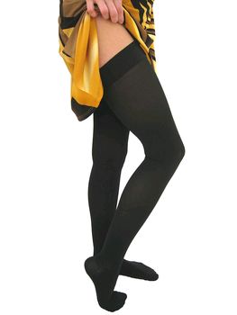 Pebble UK Microfibre Opaque Support Thigh Highs