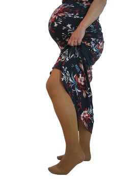 Pebble UK Sheer Compression Maternity Tights