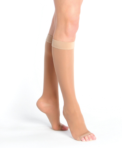 Toeless Sheer Support Knee Highs P41